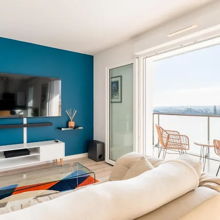 Seine View, Parking, Proche Centre Et Chu, Résidence Privée Rouen